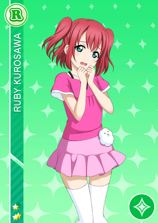 Cards - #1095 黒澤ルビィ R | LLSIF EN