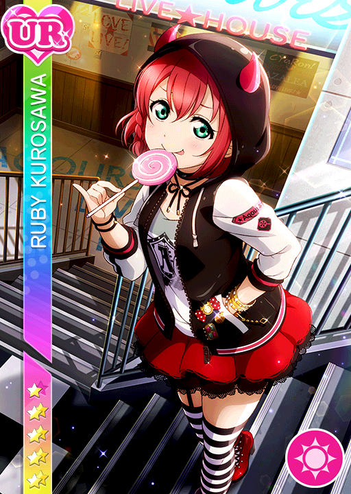 Cards - #1489 黒澤ルビィ UR | LLSIF EN
